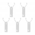 Teamwill 10pcs Wide Chrome Fender Door Quarter Trim Molding Clip Retainer For 80-90 Caprice