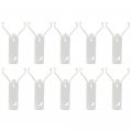 Teamwill 10pcs Wide Chrome Fender Door Quarter Trim Molding Clip Retainer For 80-90 Caprice 
