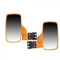 Niche Utv Side View Mirror Set With 1 75 2 Roll Bar Cage For Polaris Rzr Kawasaki Teryx Mule Pioneer Yamaha Rhino Orange