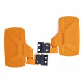 Niche Utv Side View Mirror Set With 1 75 2 Roll Bar Cage For Polaris Rzr Kawasaki Teryx Mule Pioneer Yamaha Rhino Orange