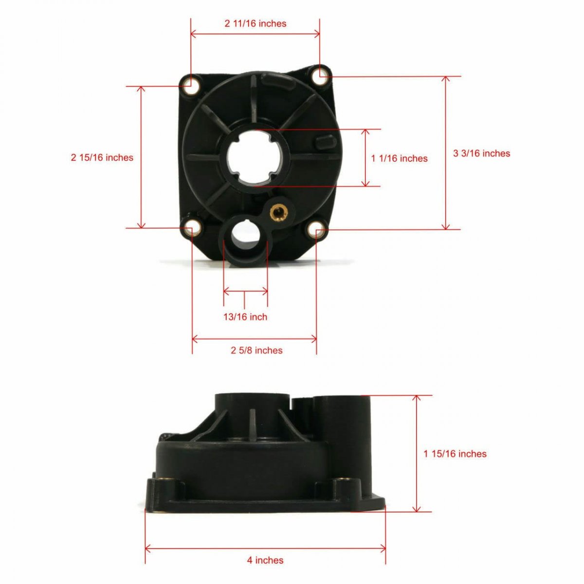 Water Pump Repair Rebuild Kit For Johnson 1983 75hp J75ecte J75elcte J75tlcte And 1980 To 1985 Evinrude 3 Cylinder 65hp 70hp