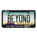 Ipick Image For Ford Mustang Gt Outline Dual Logo Black Real Carbon Fiber License Plate Frame