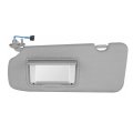 Tadamark Left Driver Side Sun Visor Fit For Honda Crv 2017-2022 Gray Sunvisor With Light Replaces 83280-tly-h11zb 83280-tla-a62 