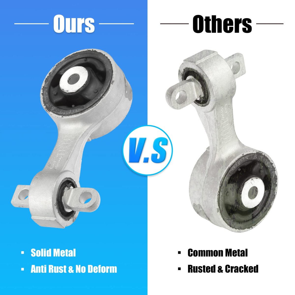 Engine Motor Mount 50880-swa-a01 For Honda Cr-v 2007-2008 And 2010-2011 Front Upper Torque Strut Bracket Silver Tone