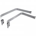 A-premium Set Of 2pcs Fuel Tank Straps Compatible With Toyota Tacoma 2005-2012 2014-2020 W O Off-road Package Gray Color