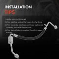 A-premium A C Discharge Line Hose Assembly Compatible With Ford Mustang 2013-2014 5 8l Compressor To Condenser