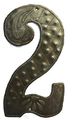 Metal House Numbers Haiti Recycle Oil Drums 7 5 8 2 