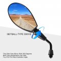 Goofit 8mm Clockwise Black Side Rear View Mirrors Replacement For Motorcycle Moped Atv Gy6 Touring Bikes Sport Bike Racers
