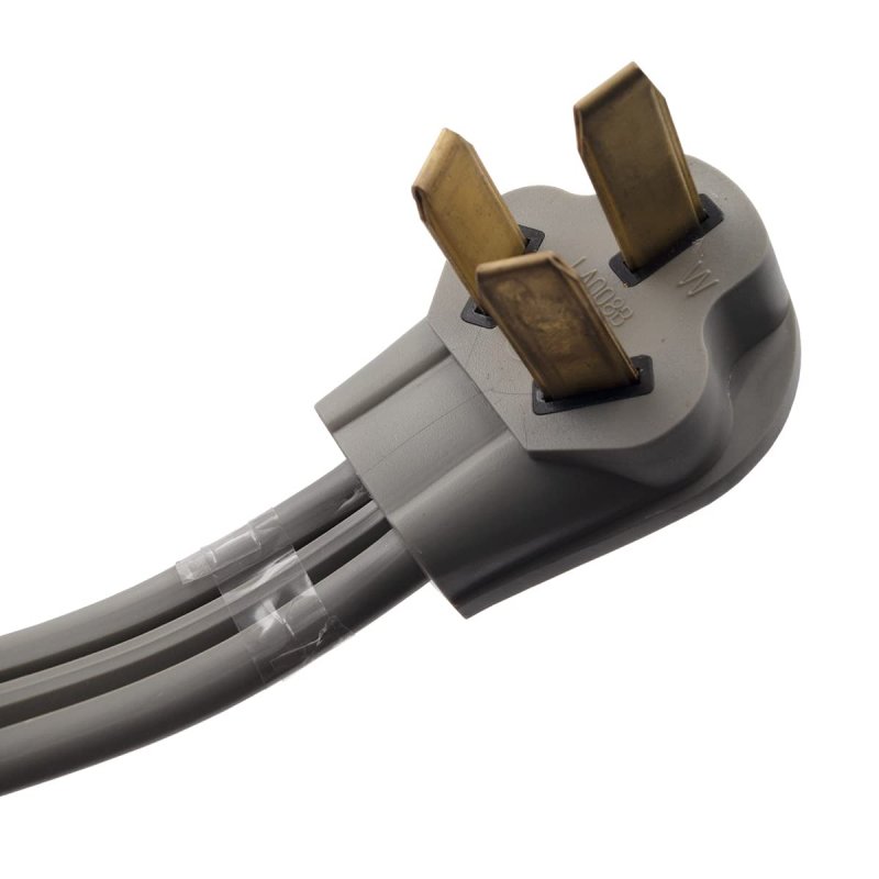 Supplying Demand 4 Foot Range Electrical Power Cord 3 Prong Wire 50 Amp 250 Volt
