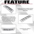 Hecasa Front Grille Compatible With 1992-1997 Ford Bronco F-150 F-250 Hd F-350 Bumper Replacement For Fo1200442 E4tz8200 Grill
