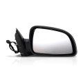 Passenger Side Door Mirror For Saturn Aura 2007 2009 Power Non Heated Paint To Match Lt Model Hybrid Replacement 20893751 