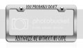 You Probably Don T Recognize Me Without My Cape Chrome Metal License Plate Frame Heavy Duty Steel Tag Holder For Us And Canada 