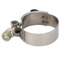 Uxcell 10 Pcs 43mm-51mm Stainless Steel T-bolt Hose Clamp For Fuel Pump Filter Plumbing