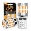 194 Led Bulbs Amber Yellow 400 Percent Brighter Canbus Error Free 168 2825 T10 W5w For License Plate Interior Dome Map Light 30 