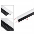 Uxcell Door Bottom Sweep White Aluminum Alloy W 0 87-inch Black Rubber Strip 1000mmx40mm Approx 39-inch X 1 6-inch
