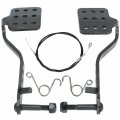 Brake Throttle Pedals With 71 In Cable And Return Springs Kit For 196cc 6 5hp Road Rocket Azusa Fun Kart Radio Flyer Carter Go 