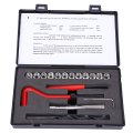 17 Pcs Thread Repair Kit M10x1 25 Stainless Steel Rethreading Tap Set Drill Helicoil For Female