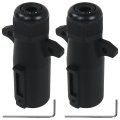 Rv 7 Pin Trailer Plug Set Way Round Waterproof Connector Ip68 Rated Detachable Side 2 Pack 