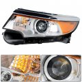 Labwork Headlights Front Lamp Replacement For Edge 2011-2014 Headlamps Projector Driver Side