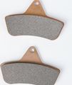 Sintered Metal Brake Pads Vd-165 4jl For Rear Position Copper Carbon Ceramic And Tin Composition With Iron Backing Plate 