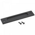 Finger Flush Pull Handle 180x40x5 7mm Rectangle For Drawer Door Black 