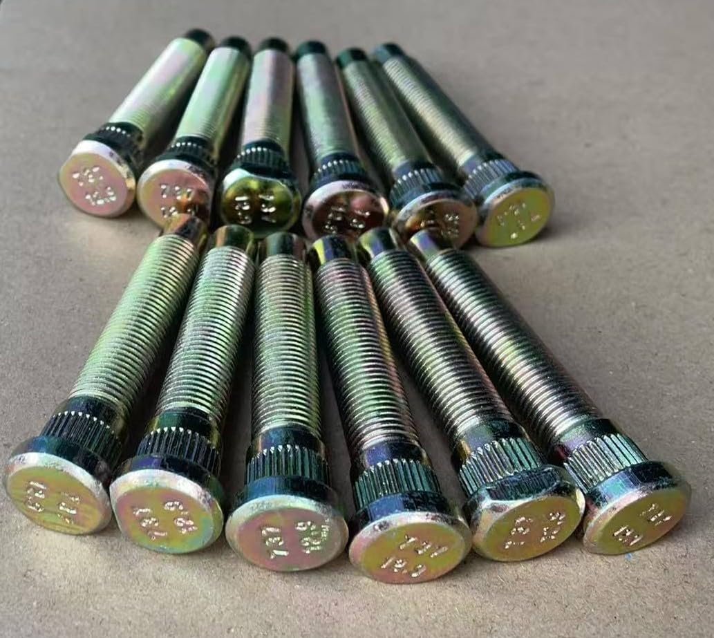12 Pcs Extended Wheel Stud Bolts M14x1 5 Thread 0 625 In Knurl 3 2 Length For Chevy Camaro Colorado Tahoe Suburban Silverado