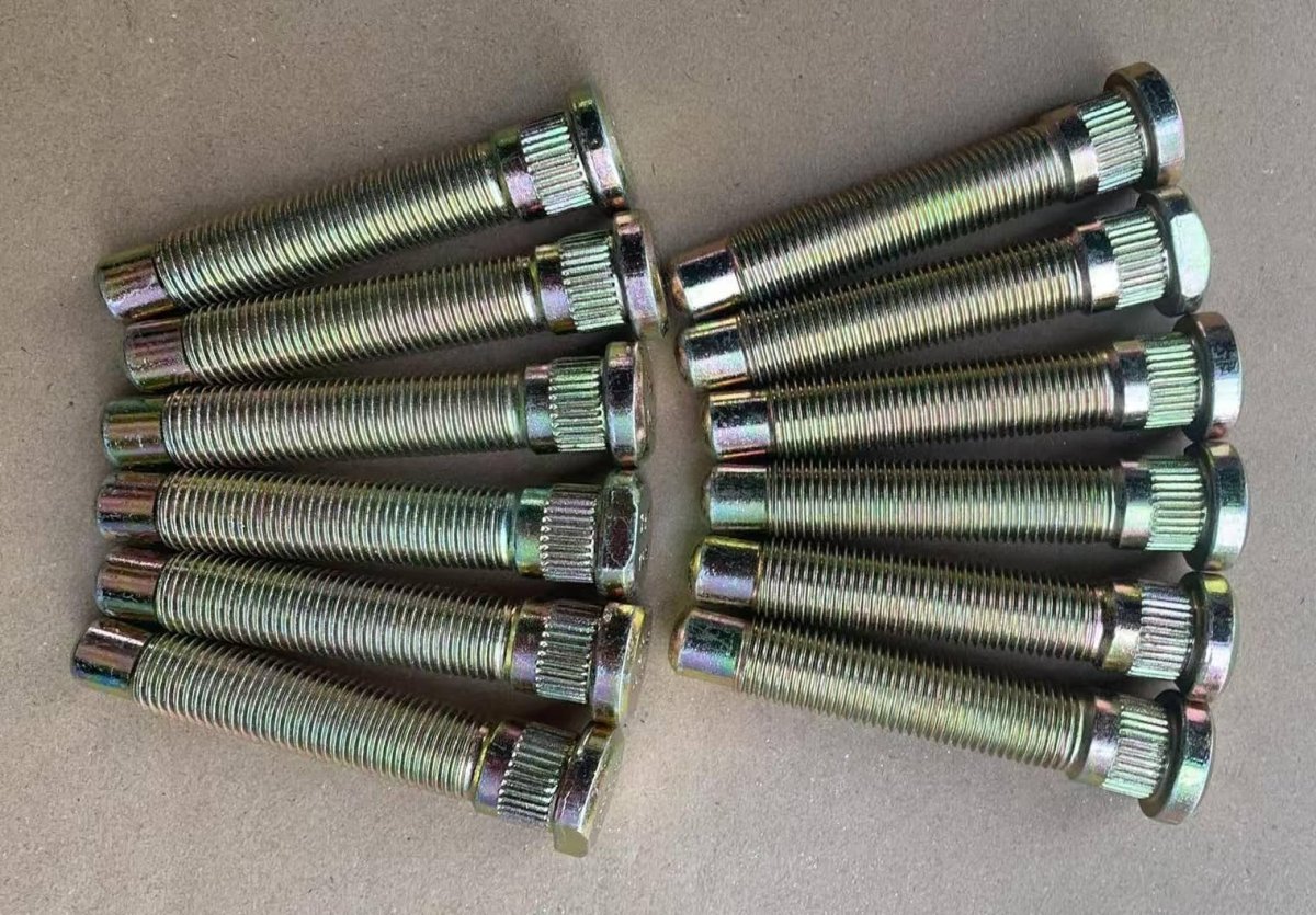 12 Pcs Extended Wheel Stud Bolts M14x1 5 Thread 0 625 In Knurl 3 2 Length For Chevy Camaro Colorado Tahoe Suburban Silverado