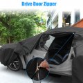 Citroen C3 2002-2023 Cover Waterproof Car Outdoor Full All Weather Protection Rain Sun With Zipper Black