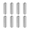 8pcs Aluminum Spacer 1 2 Od X 4 Id Length Screw Standoff Bushing Plain Finish Unthreaded Round Metal For Screws Bolts And Rods 