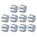 10 Pcs Galvanized Steel Spacer 1 2 Bore X 3 4 Od 9 16 Length Unthreaded Standoff Bushing Plain Finish Round Metal Fits M12 