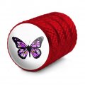 Butterfly With Flowers Tire Rim Wheel Aluminum Valve Stem Caps