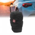 Uxcell Black Microfiber Drawstring Closure Car Gear Shift Knob Shifter Cover Protector