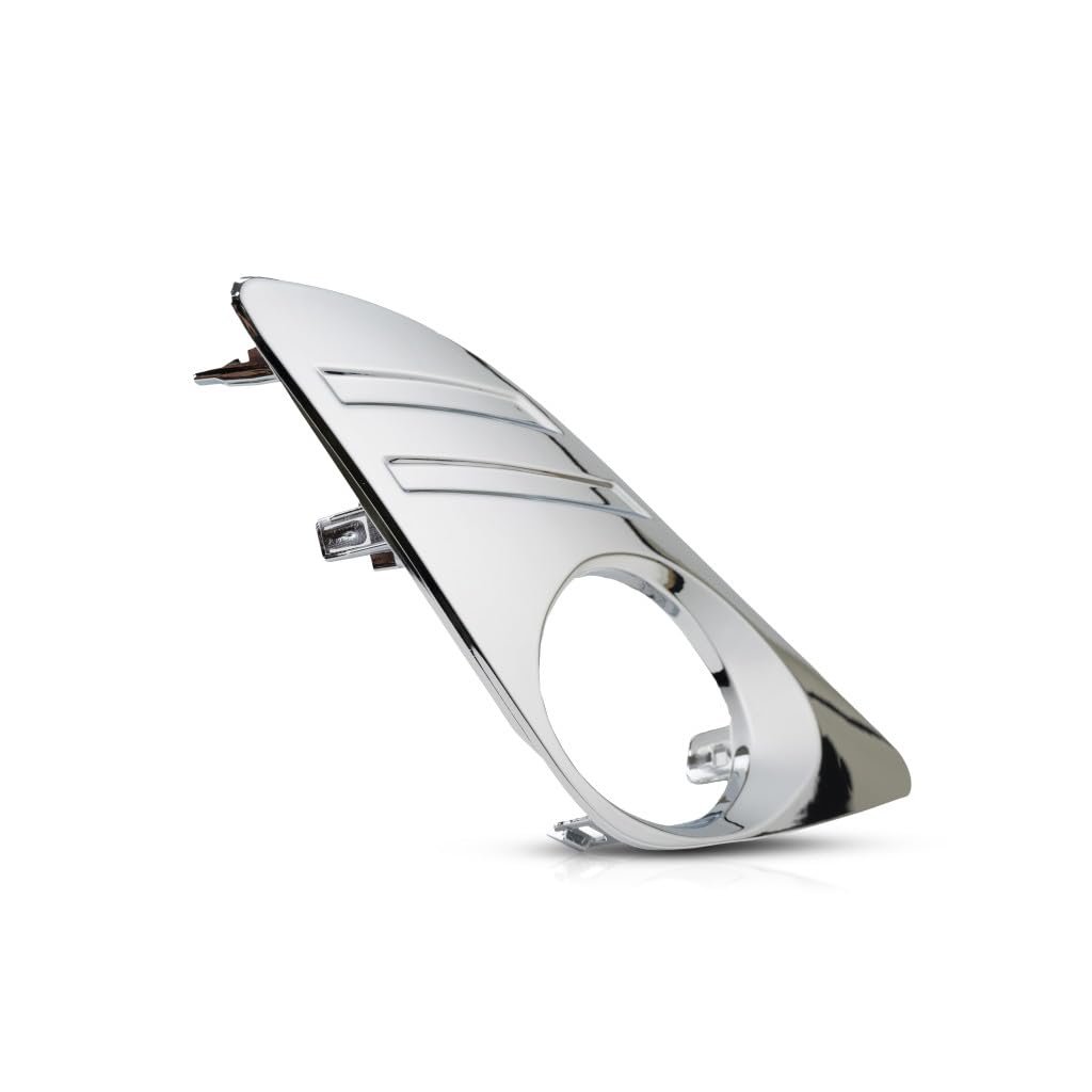 Fog Light Bezel Bracket Passenger Side For 2012 2013 2014 Toyota Camry Chrome Finish Fits To1039148 And 52127 06310