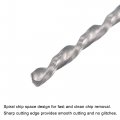 Uxcell Solid Carbide Twist Drill Bits 1 8mm Metric Left Hand Spiral Flutes Straight Shank Tungsten Steel Drilling Tool For
