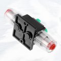 2 Pcs Dc 12v- 48v 150amp Car Circuit Breaker With Manual Reset Inline Fuse Holder Protector Black Green 