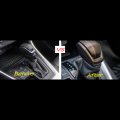 2pcs Car Gear Shift Knob Cover Trim For Toyota Harrier 2021bon Fiber Abs Car Styling Accessories Wood