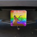 Oh Deer I M Queer Rainbow Pride Gay Lesbian Funny Tow Trailer Hitch Cover Plug Insert