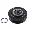 Wflnhb Ac Compressor Clutch Assembly 447150-1522 Repair Kit With Pulley Bearing Electromagnetic Coil Plate Fit For Vw T5