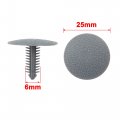 Uxcell Car Door Fender 6mm Hole Push Plastic Rivets Retainer Clips 100pcs