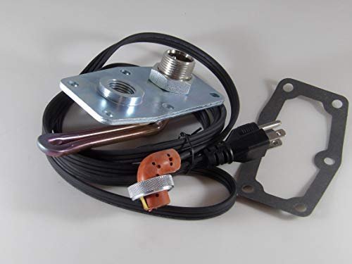 Engine Heater Kit For Cummins N14-460 Having One Hose Connection 1 2 Npt To Rear Plate