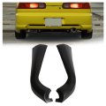 Rear Bumper Lip Valance Spoiler Splitter For 1998 2001 Acura Integra 2dr 3dr Hatch T R Style Dc2 Type Polyurethane Black 