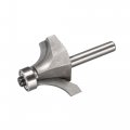 Uxcell Router Bit 1 4 Shank Inch Cutting Dia Round Over Corner 2 Flutes Tungsten Steel For Milling Cutter