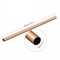 Uxcell Copper Round Tube 5mm Od 0 2mm Wall Thickness 300mm Length Pipe Tubing 4 Pcs