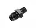 Goodridge Black Anodized -6an Male To 1 8 Npt Straight Adapter 