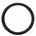 Motor Trend Flexgrip Blue Steering Wheel Cover For Cars A Standard 15 Inch Car Protector Auto Truck Van Suv 