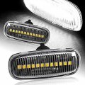 Eparts Full Led Front Fender Side Marker Light Turn Signal Lamp Assembly Replacement For 96-01 A4 94-01 Avant 97-04 A6 96-03 A8 