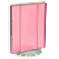 Azar 700500-pnk Pegboard Counter Display Pink Translucent 