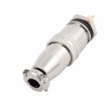 Uxcell Xs8jk-3p Ac 250v 3a 8mm Thread Metal Panel Male Female Aviation Connector Adapter