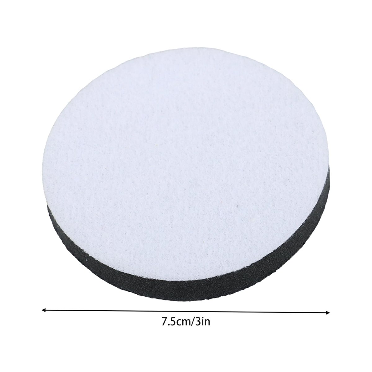 3 In Soft Foam Interface Sponge Pad Hook And Loop Orbital Sander 10 Piece Set 180 Grit Nylon Shock Absorption Pads For Grinding