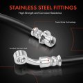 A-premium Front Driver Brake Hydraulic Hose Compatible With Select Honda Models Civic 2006 2007 2008 2009 2010 2011 Replace